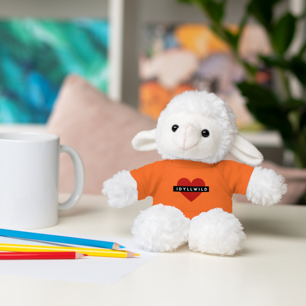 Stuffed Animals with Tee Idyllwild Heart