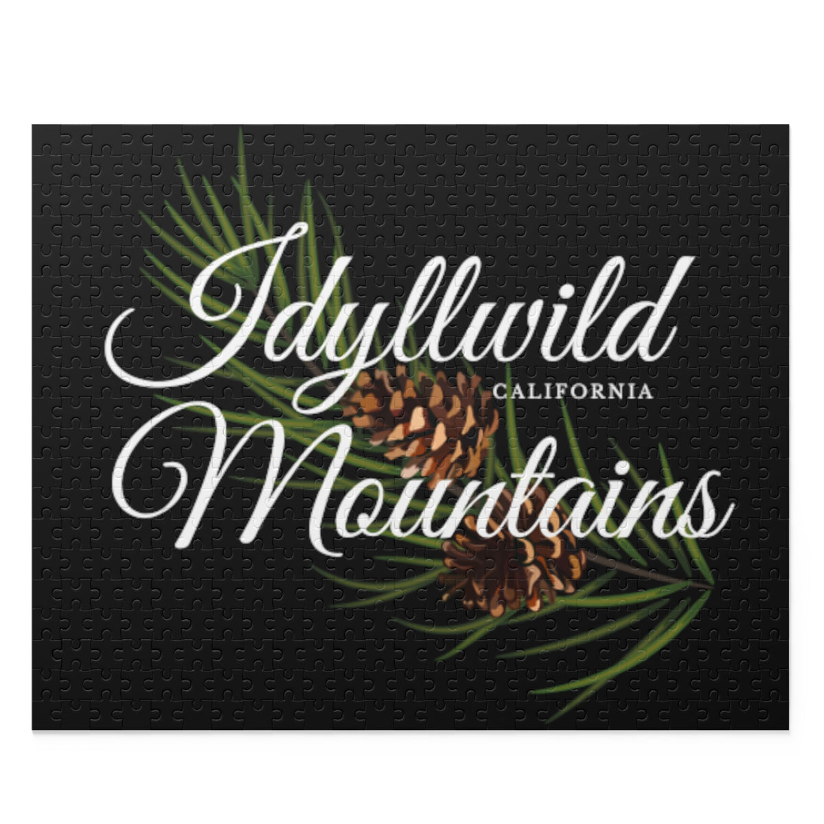 Puzzle (120, 252, 500-Piece) Idyllwild Mountains Classy Cone Variety Sizes