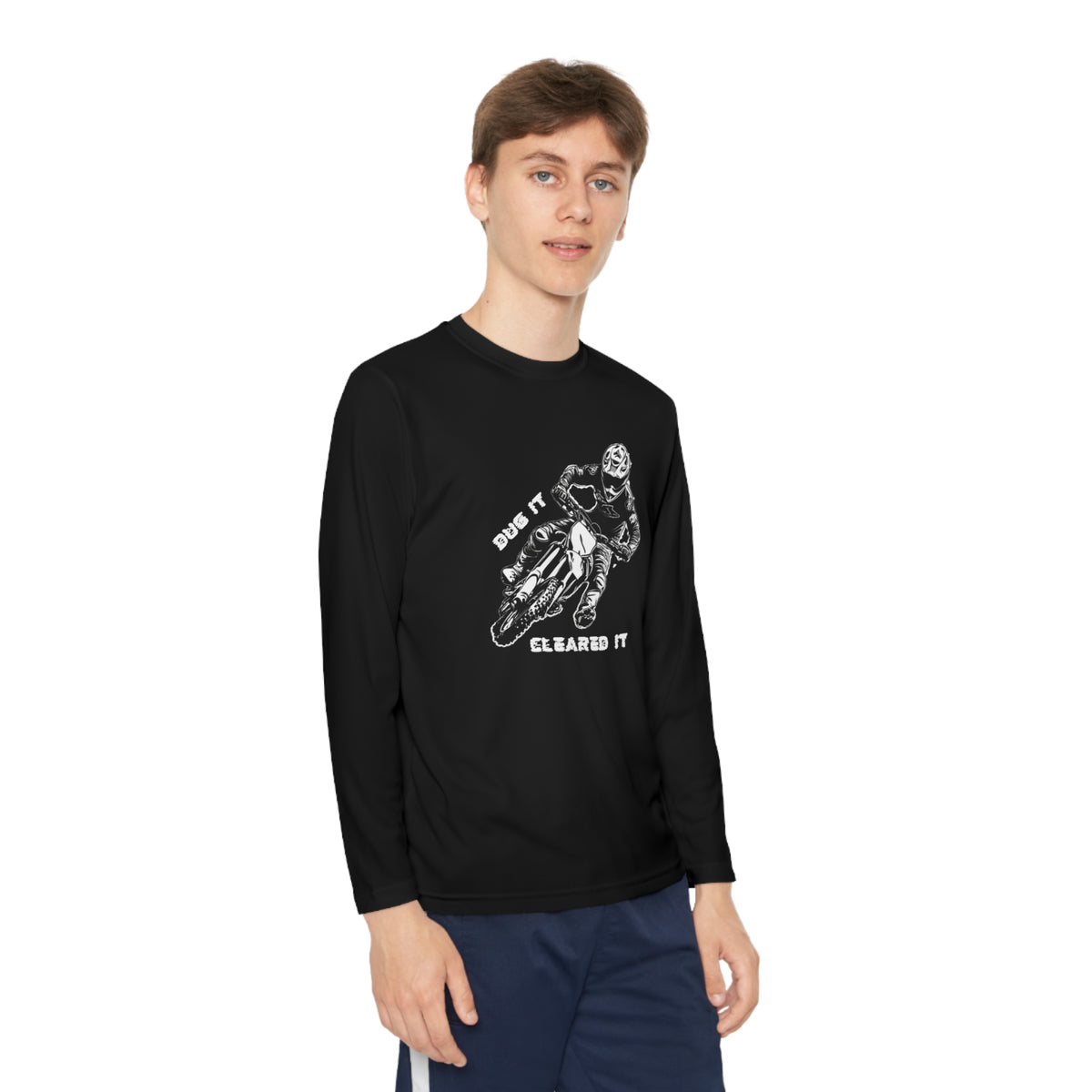 Dirt Bike Youth Long Sleeve Competitor Tee