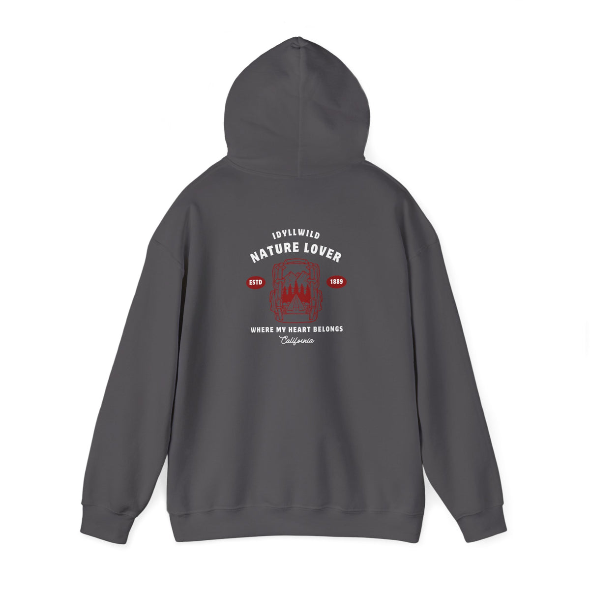 Idyllwild Nature Lover Established Red Letter Hoodie