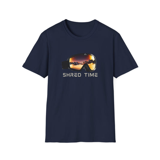 Snowboarding "Shred Time" Softstyle T-Shirt