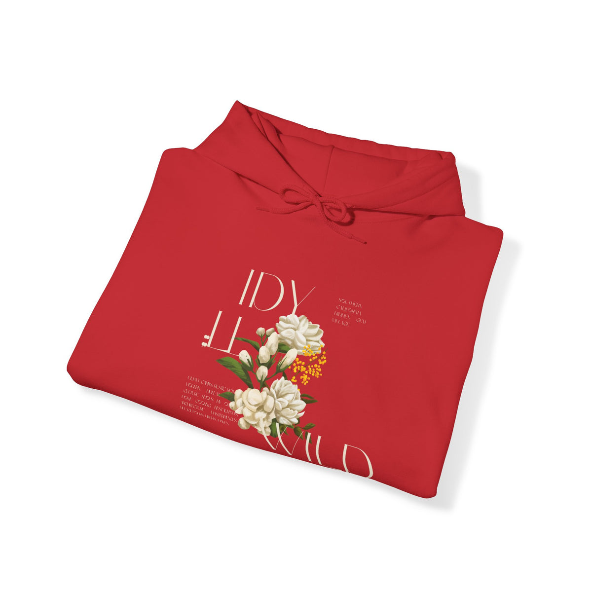 Idyllwild Vintage Cream Rose Hoodie