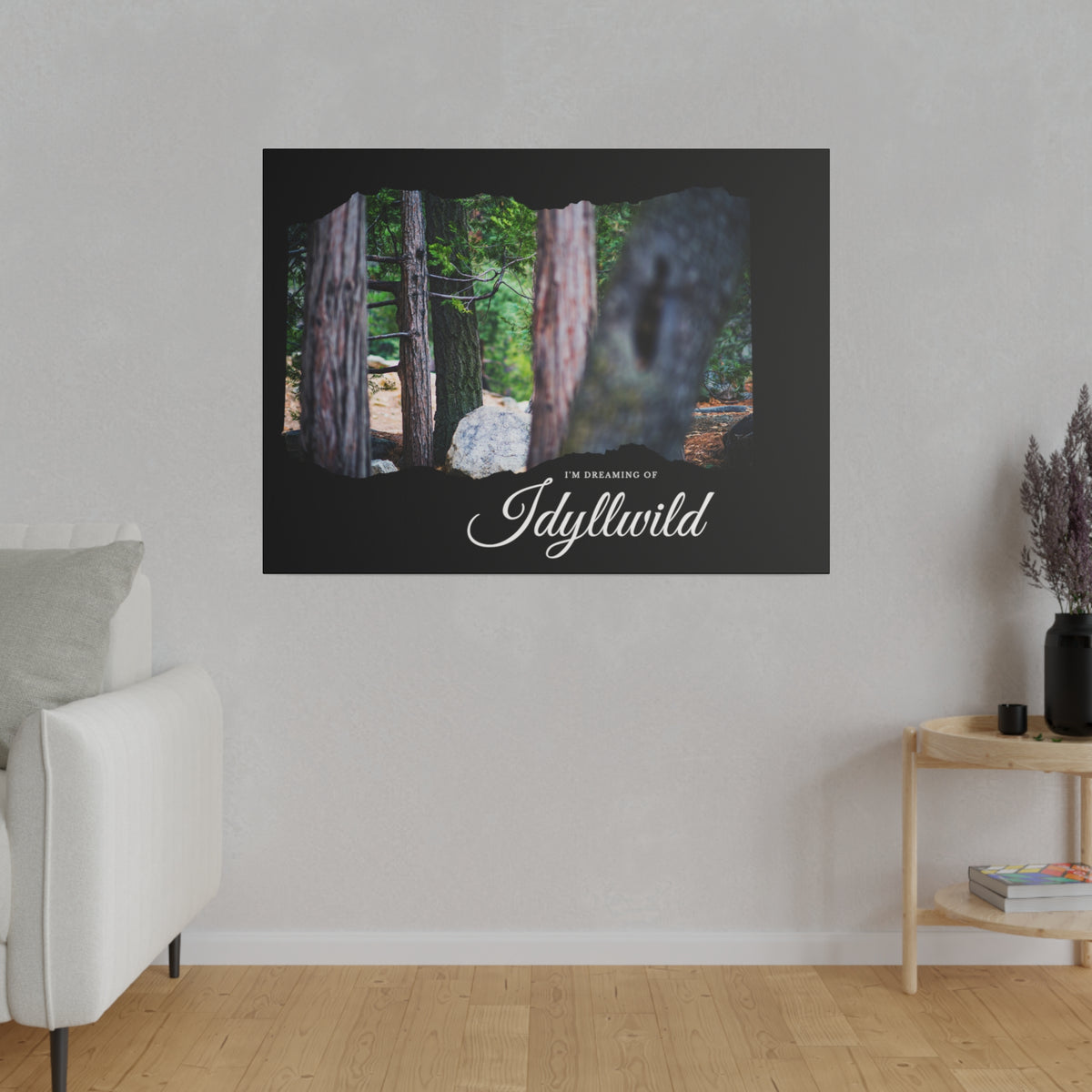 Matte Canvas, Stretched, 0.75" Dreaming of FOrest
