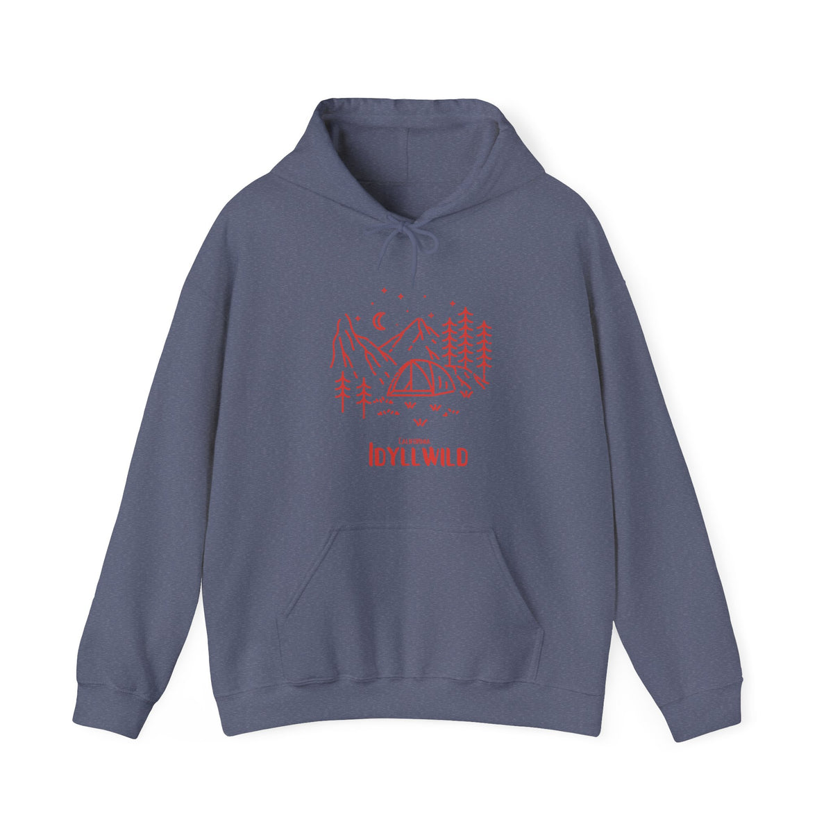 Unisex Heavy Blend™ Hooded Sweatshirt Camping RED