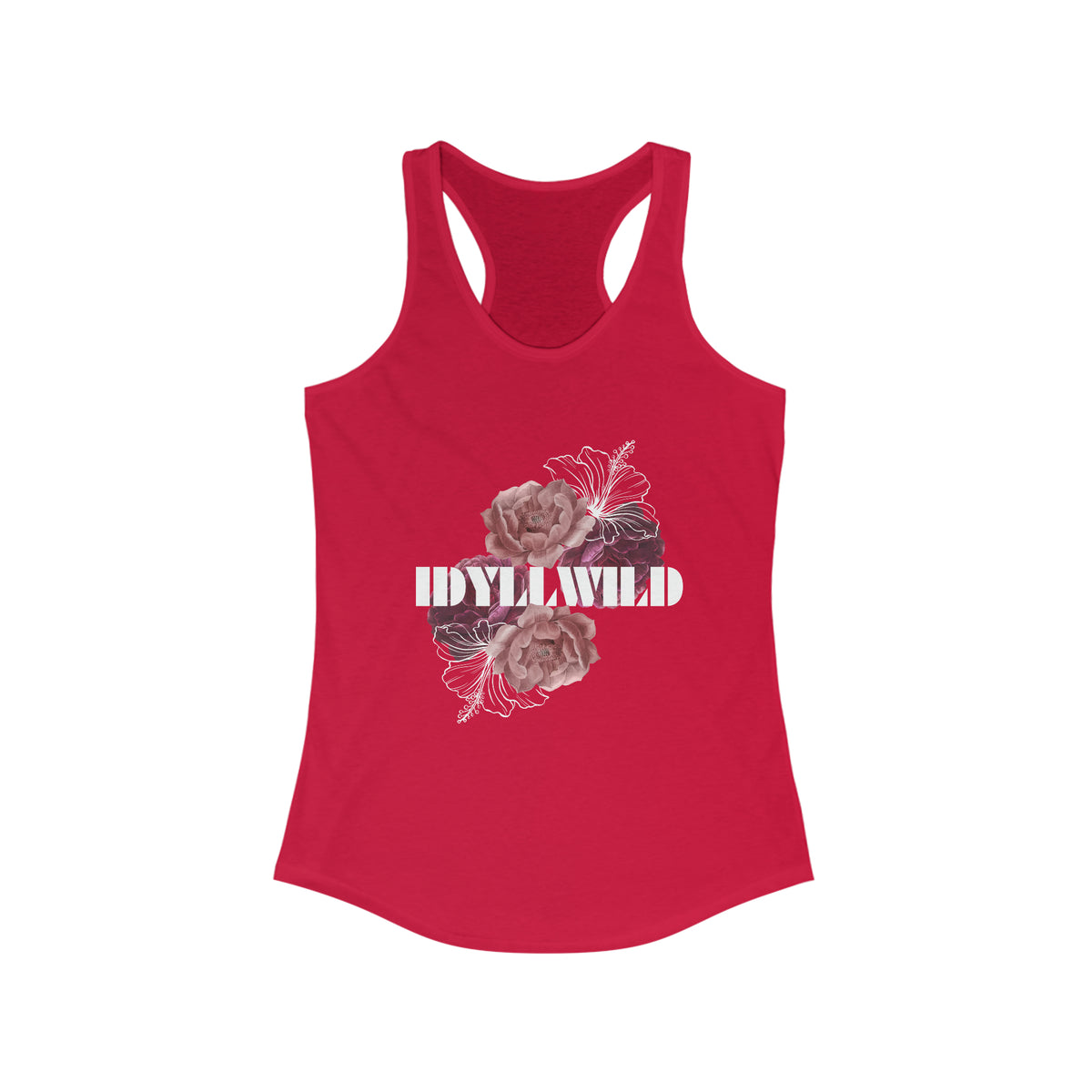 Women's Ideal Racerback Tank Vintage Rose