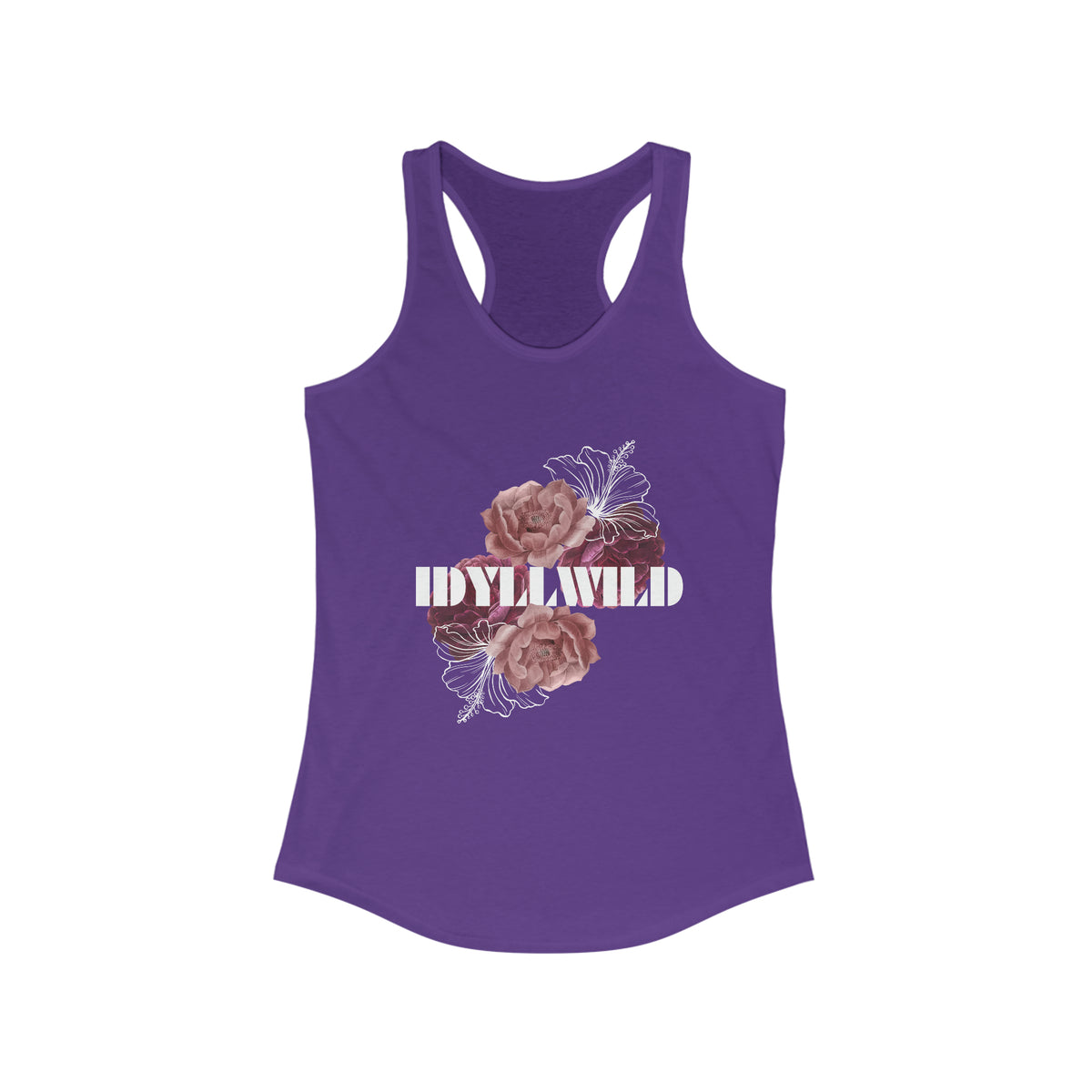 Women's Ideal Racerback Tank Vintage Rose