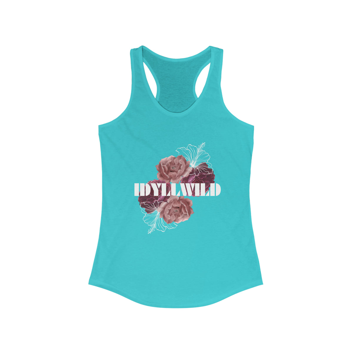 Women's Ideal Racerback Tank Vintage Rose