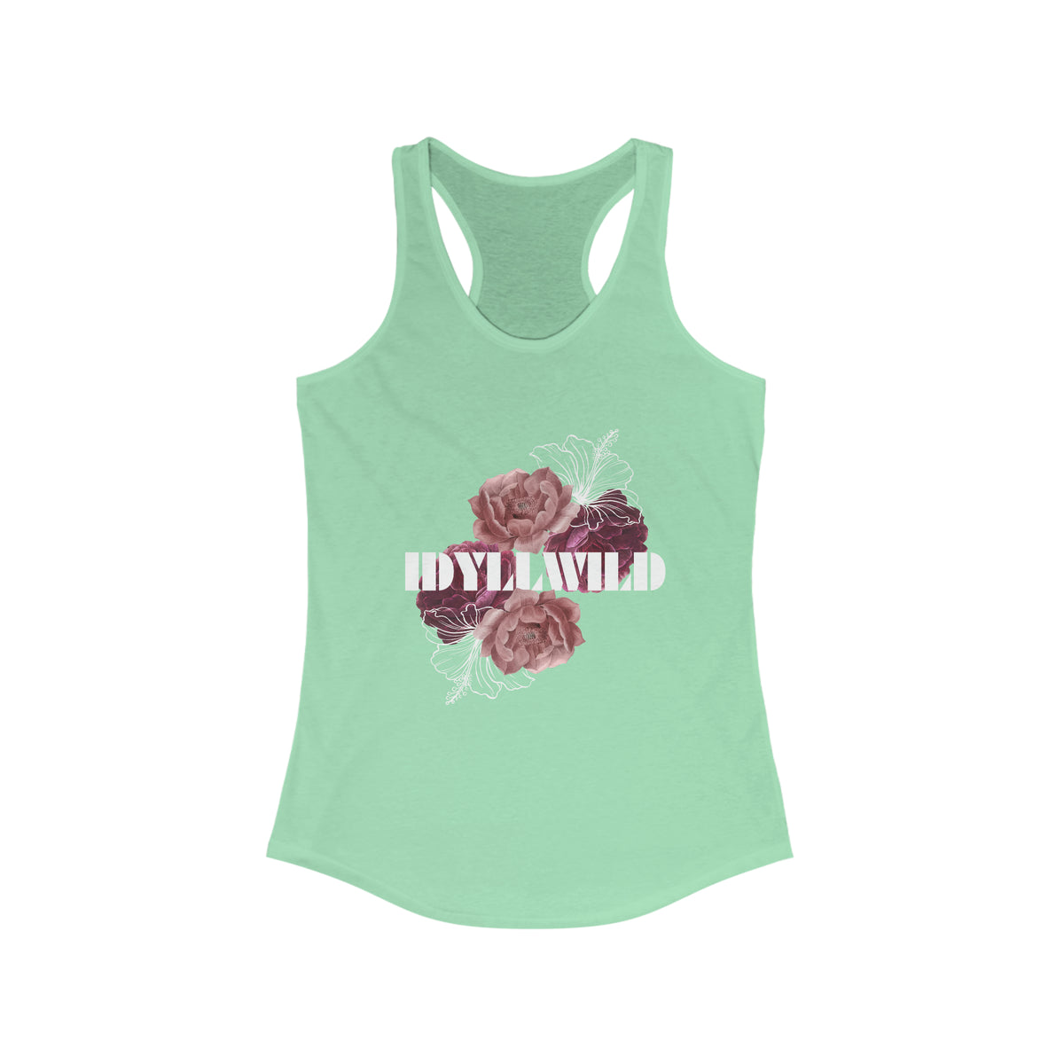 Women's Ideal Racerback Tank Vintage Rose
