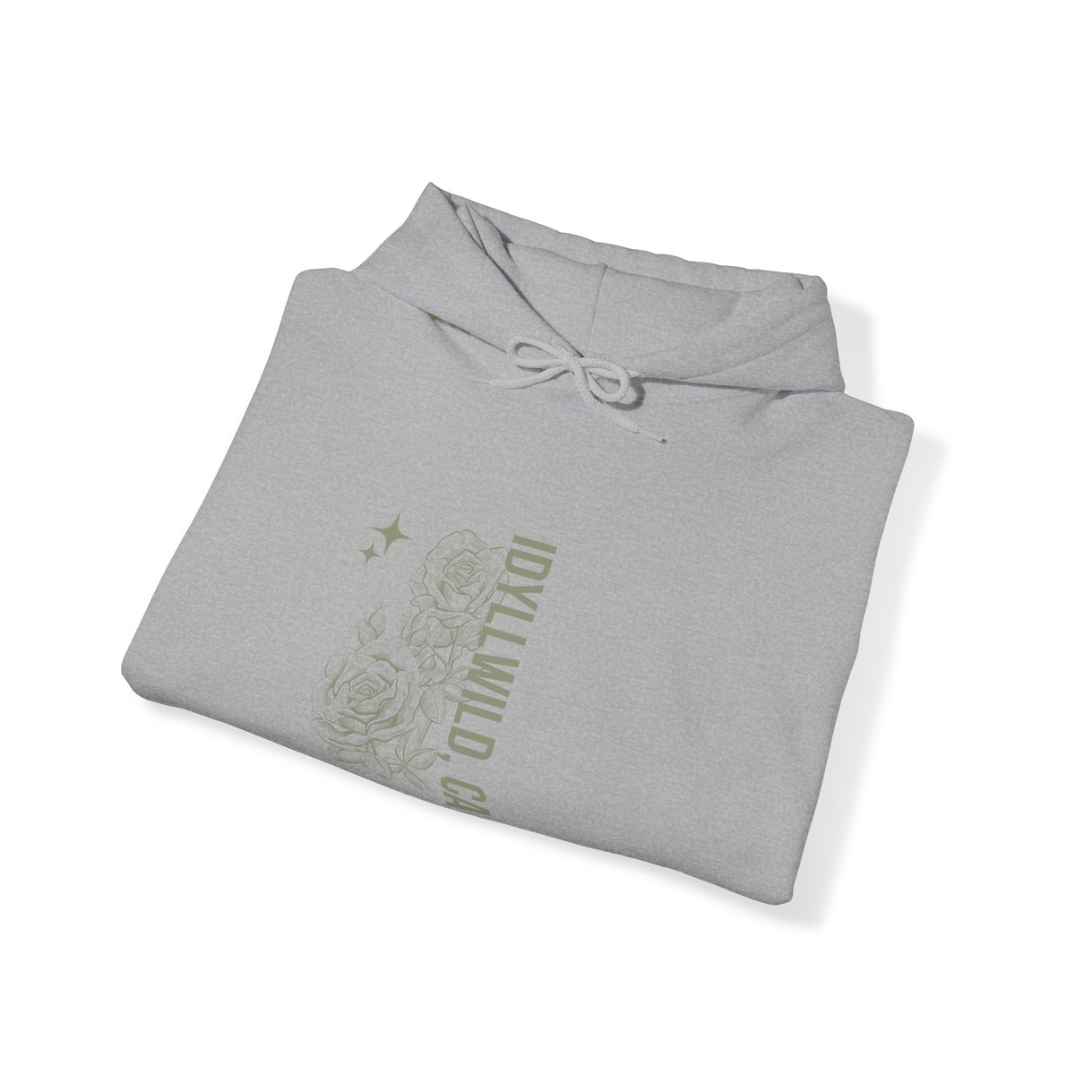 Unisex Heavy Blend™ Hooded Sweatshirt Center FLower
