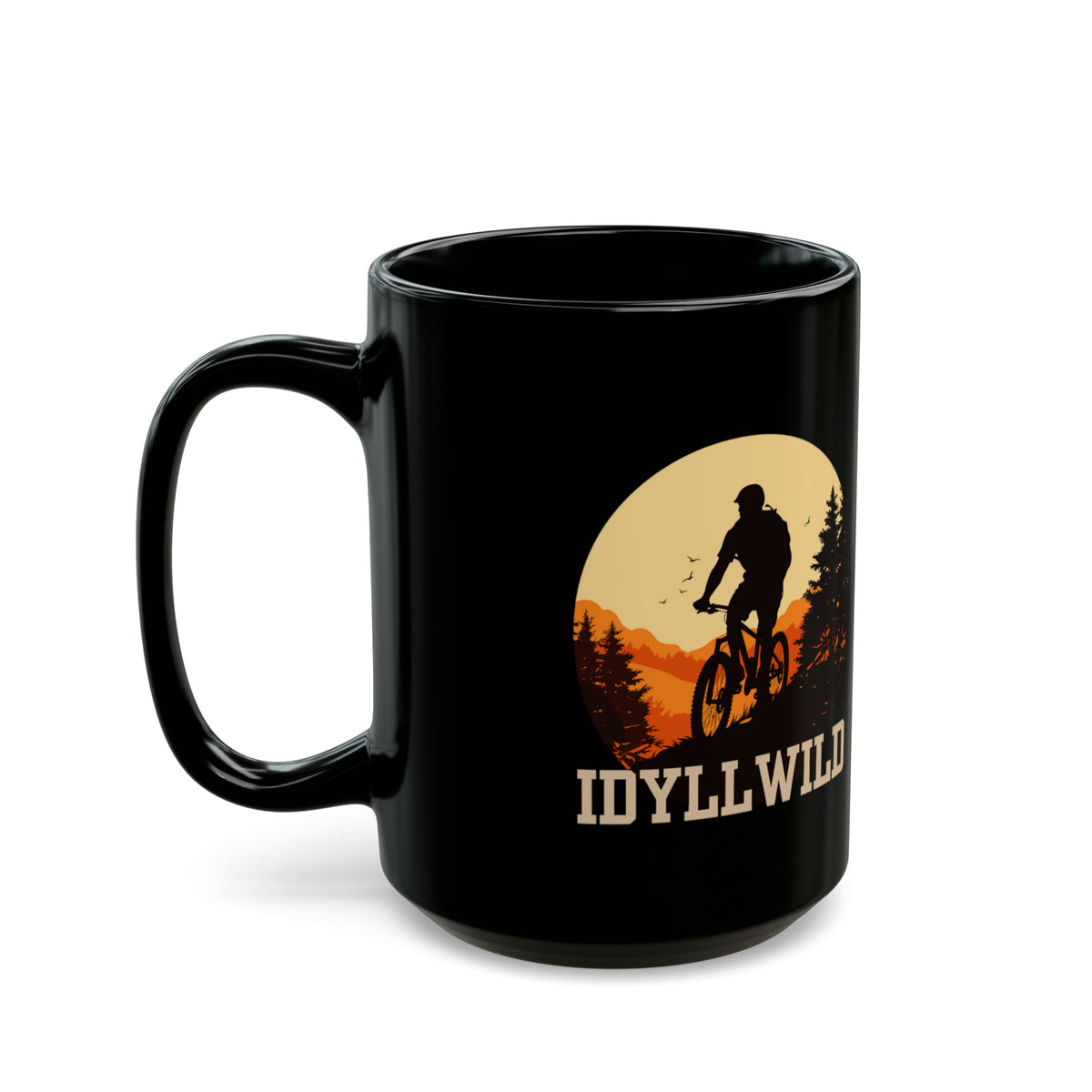 Black Mug Idyllwild Mountian Bike Sunset