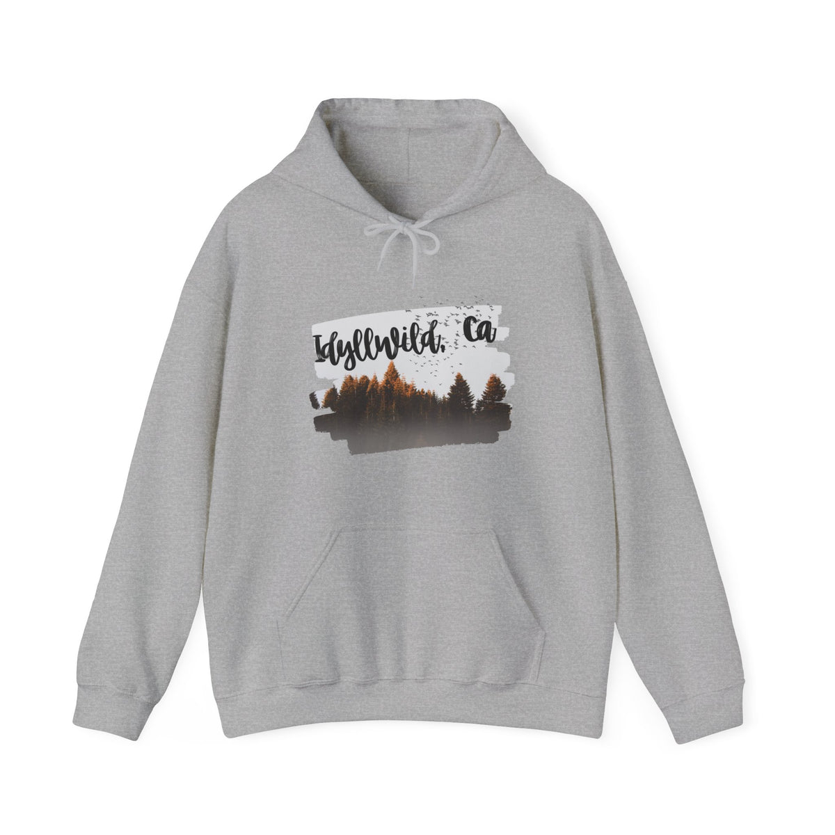 Unisex Heavy Blend™ Hooded Sweatshirt Forest PeekaBoo Scene