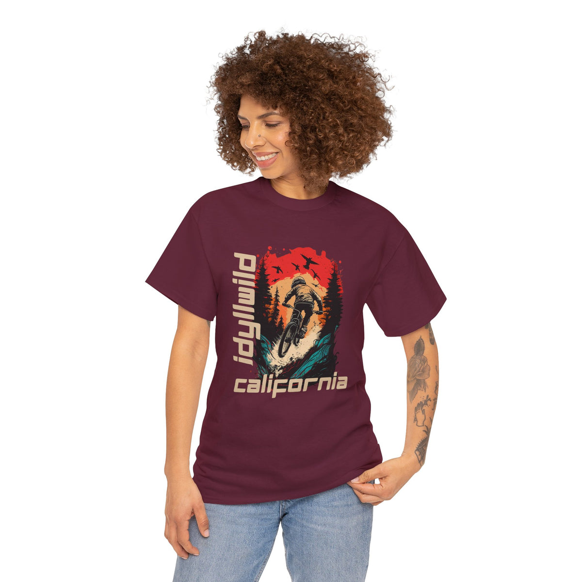 Idyllwild Downhill Mountain Biking Stylish T-Shirt