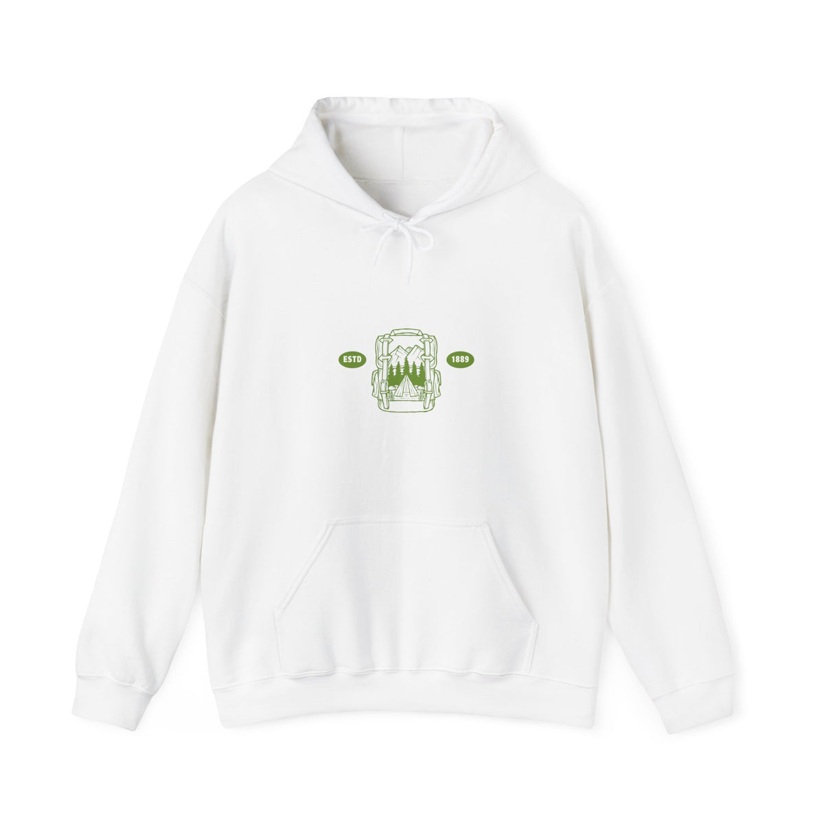 Idyllwild Nature Lover Established Green Hoodie