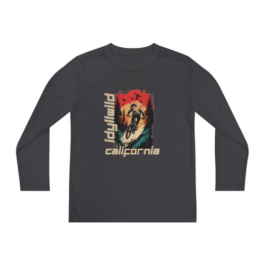 Idyllwild Mountain Biking Youth Long Sleeve Competitor Tee