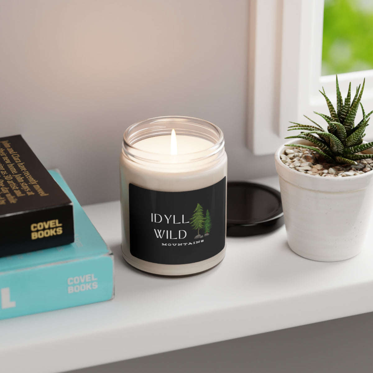Scented Soy Candle, 9oz Idyllwild PinePic Black Label