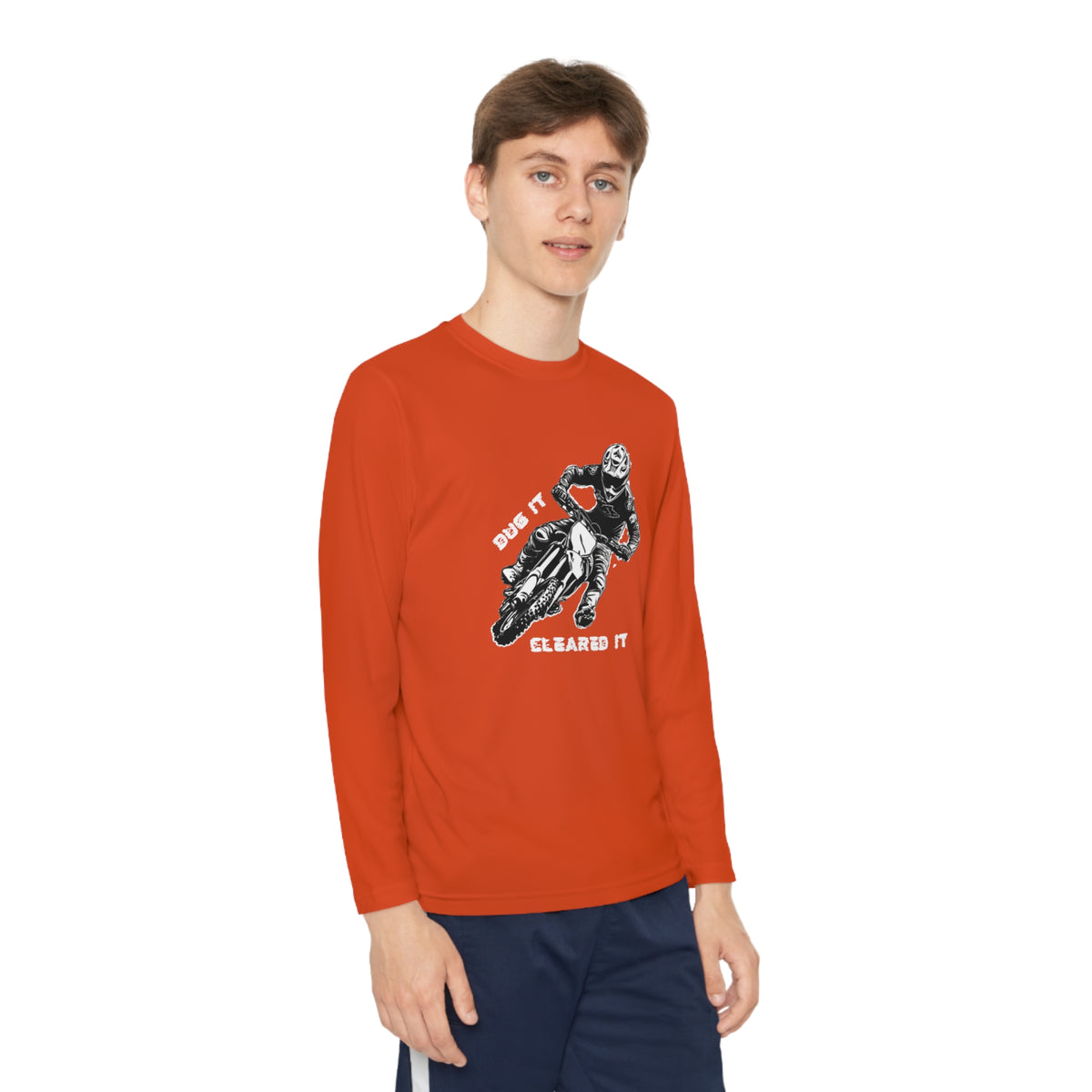 Dirt Bike Youth Long Sleeve Competitor Tee