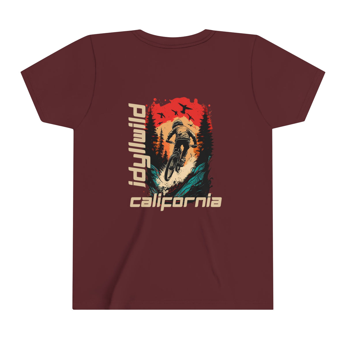 Idyllwild Mountain Biking Youth Short Sleeve Tee
