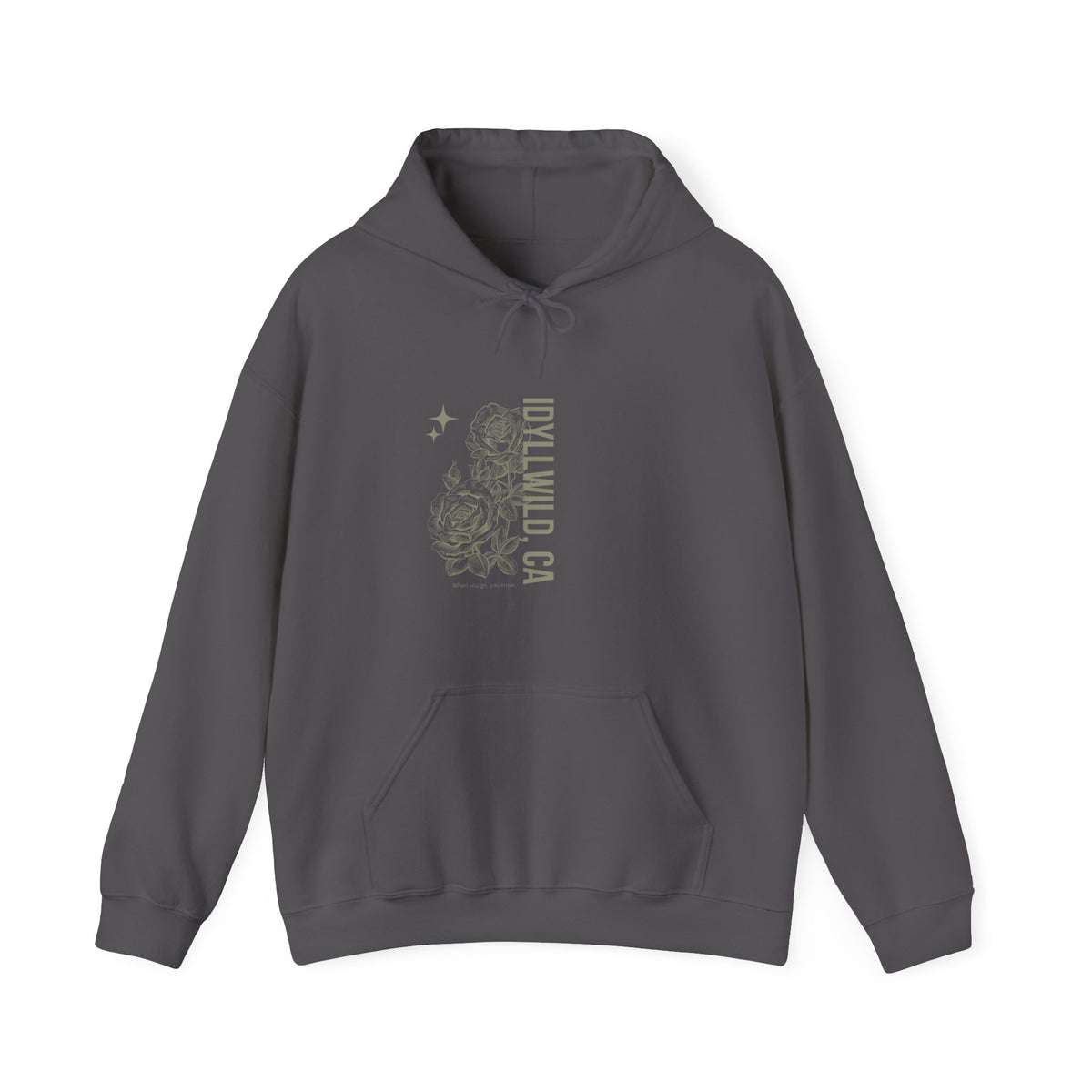 Unisex Heavy Blend™ Hooded Sweatshirt Center FLower