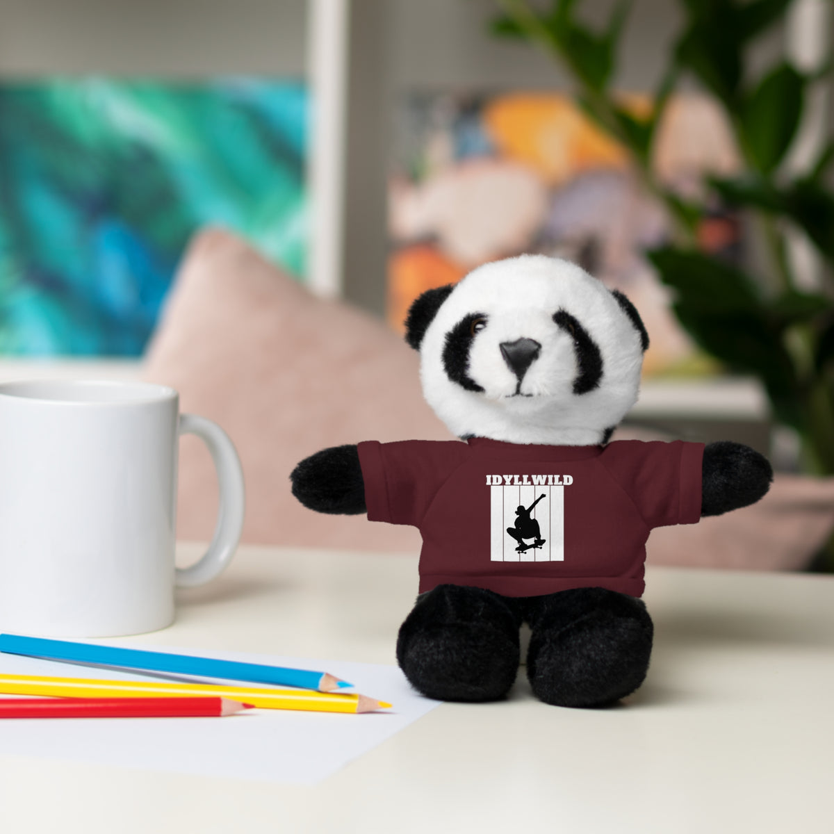 Stuffed Animals with Tee Skateboard Idyllwild
