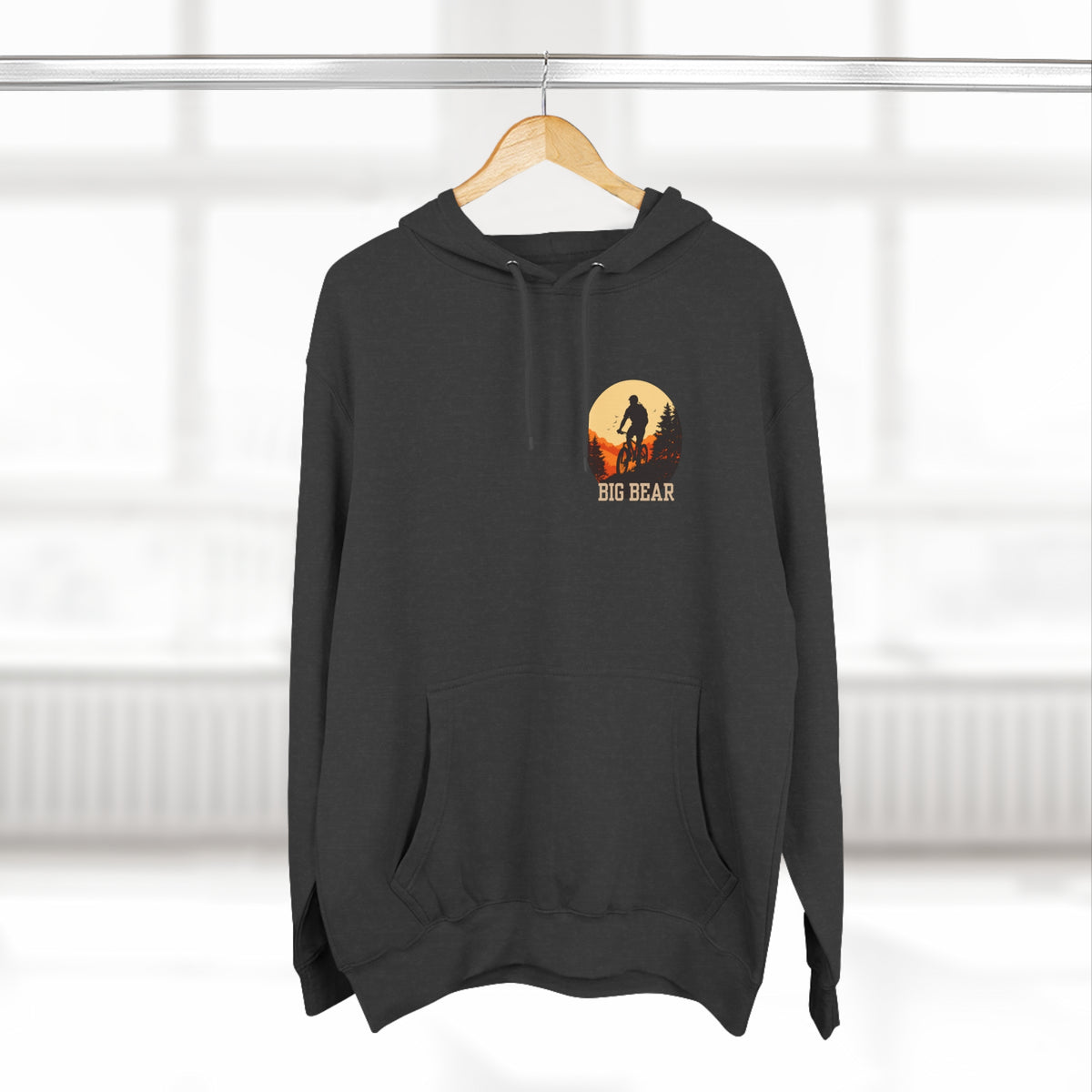 Big Bear Mountain Bike Sunset Hoodie
