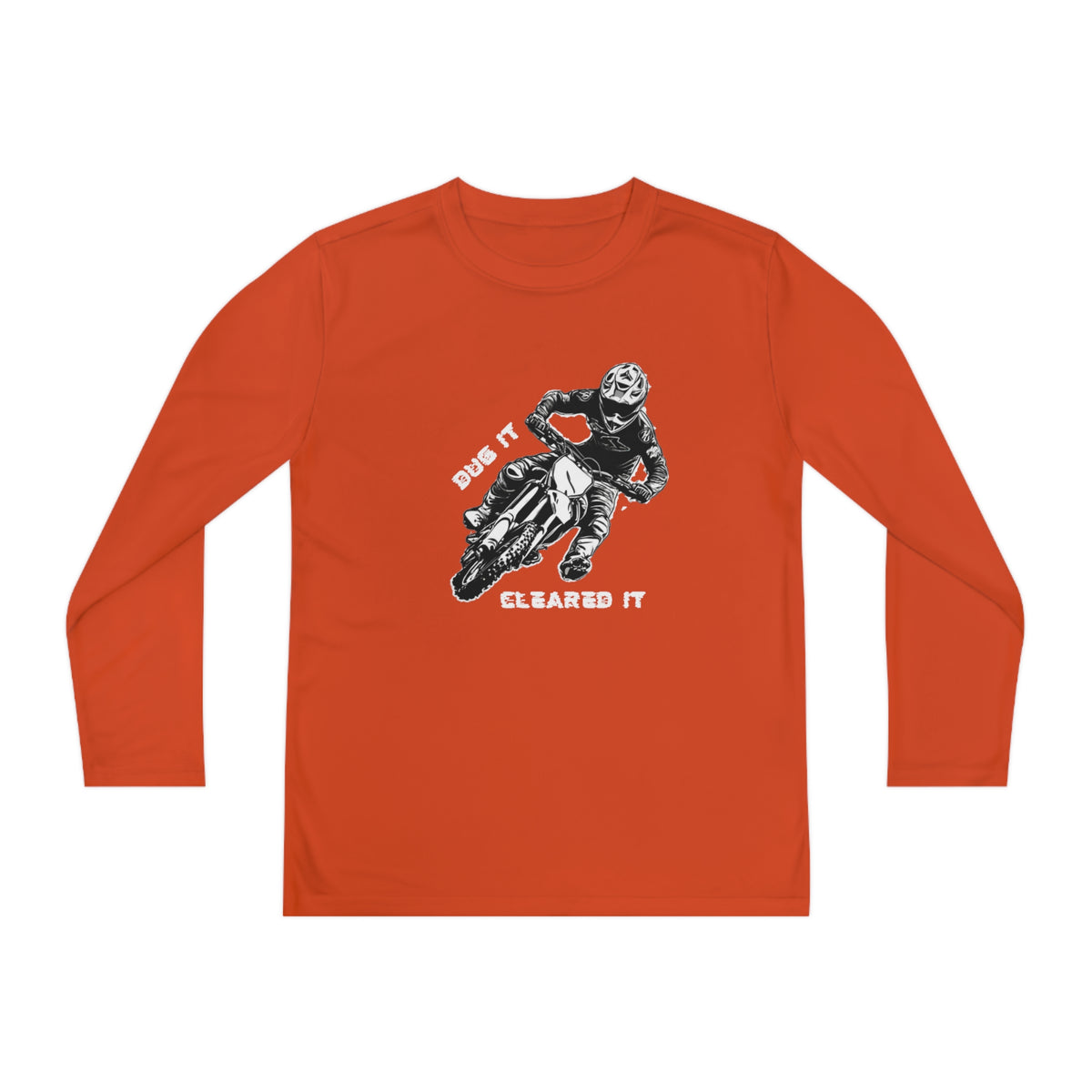 Dirt Bike Youth Long Sleeve Competitor Tee