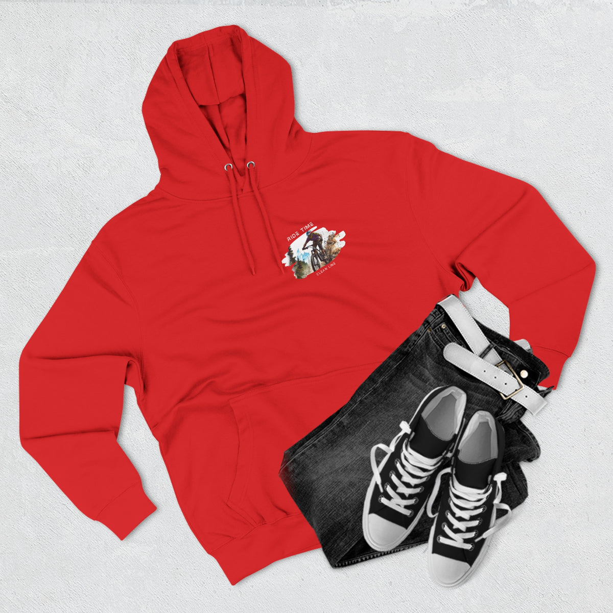 "Ride Time" Mountain Biking Hoodie