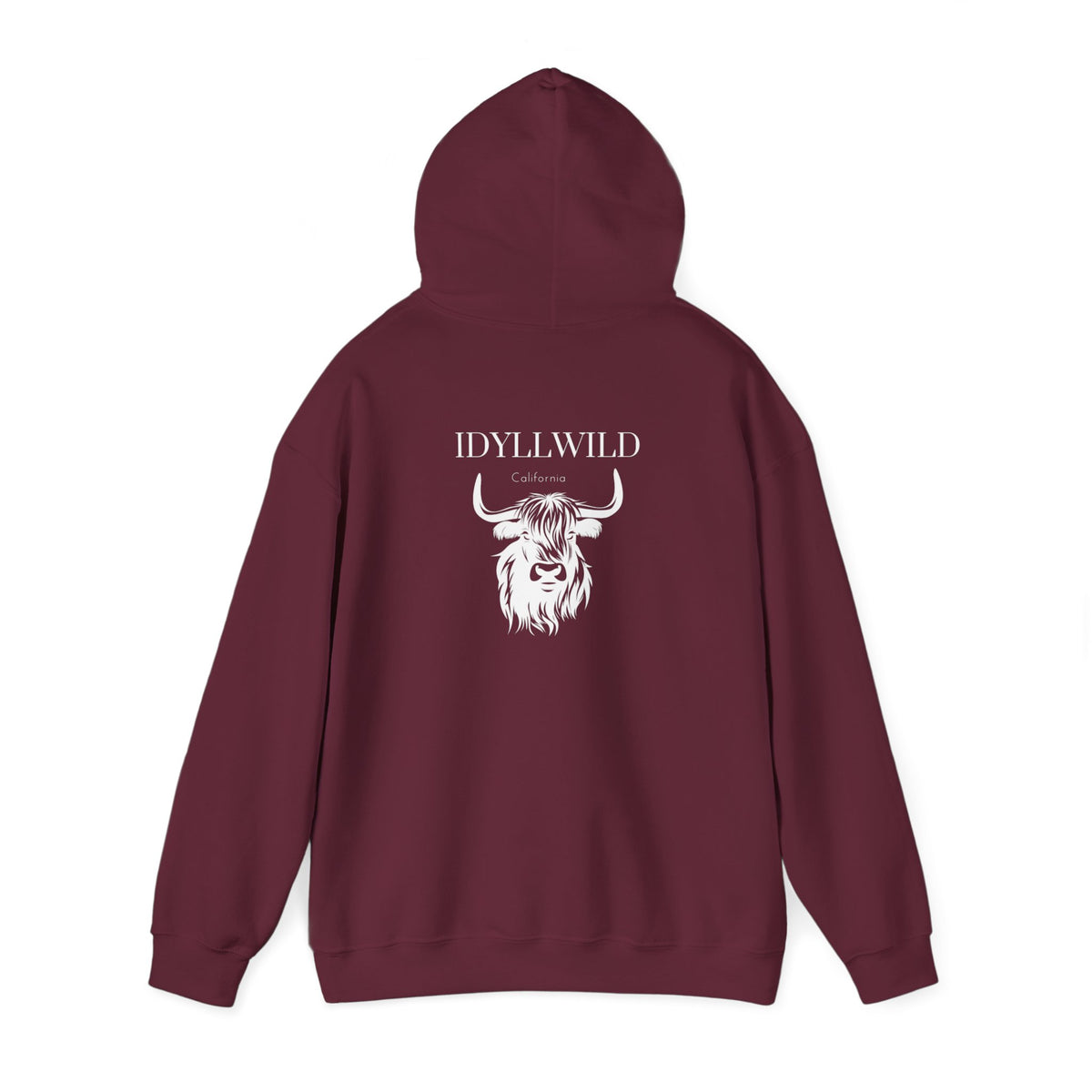 Unisex Heavy Blend™ Hooded Sweatshirt Idyllwild Cow 2