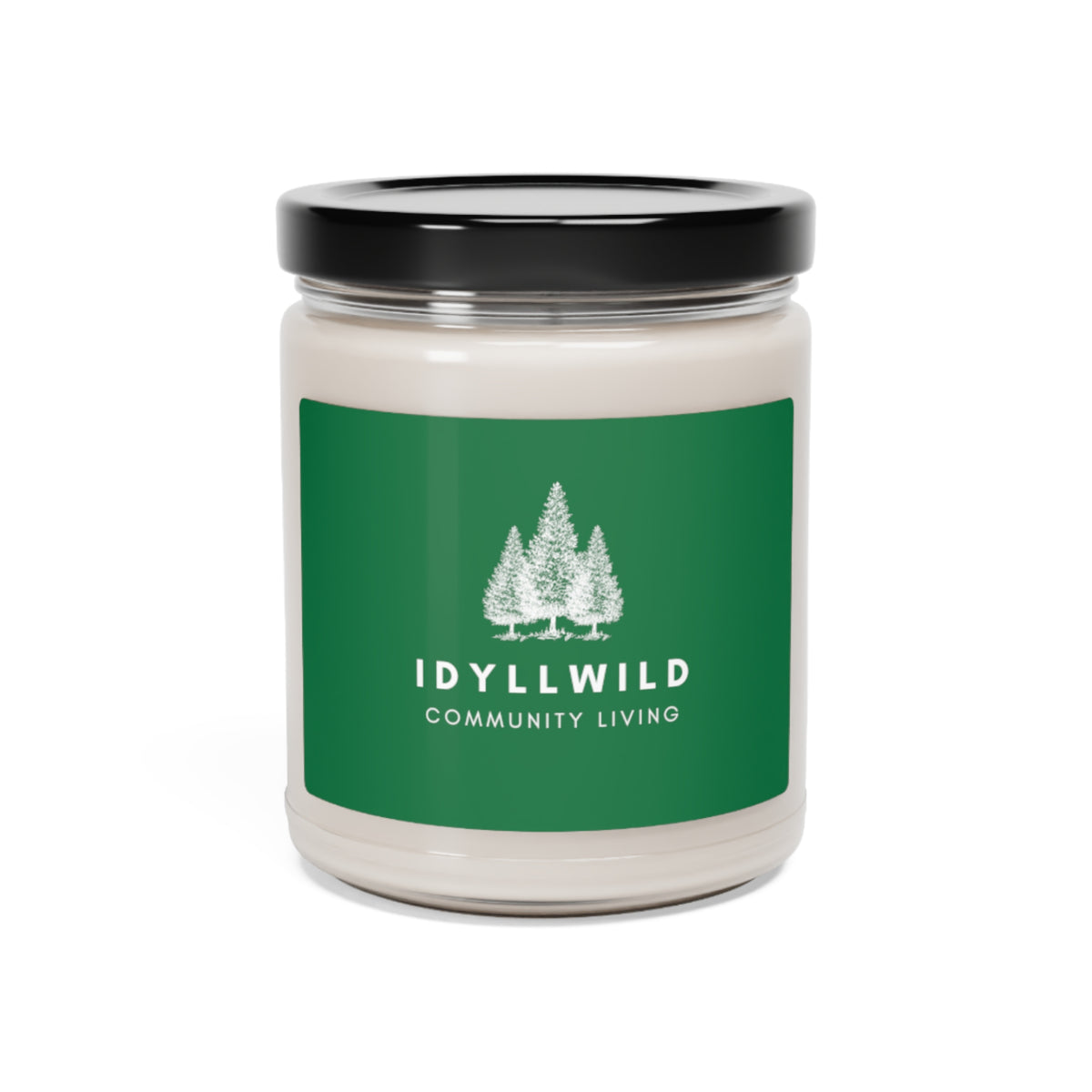 Scented Soy Candle, 9oz Idyllwild Community Green