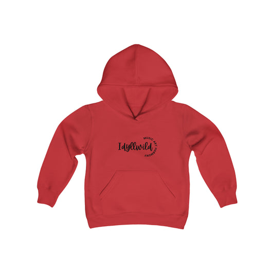 Youth Heavy Blend Hooded Sweatshirt Idyllwild music art harmony