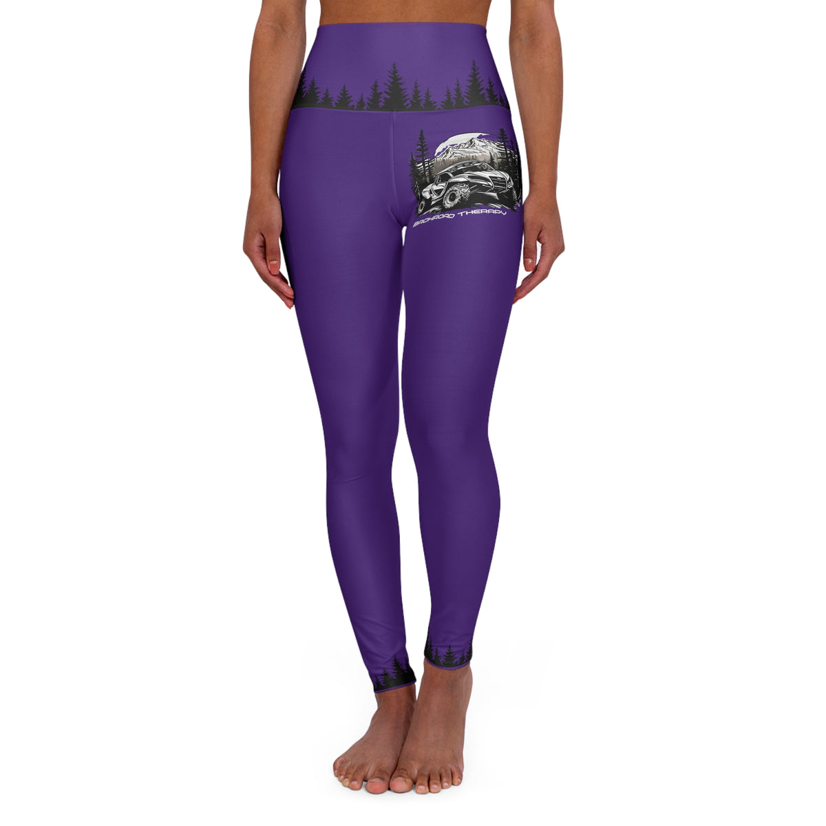 Can Am Off Road Purple Leggings