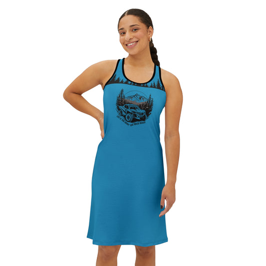 Women's Can Am Offroad Turquoise Racerback Dress