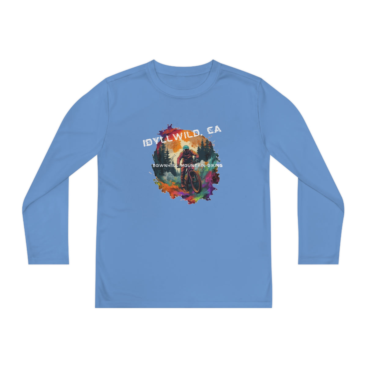 Idyllwild Mountain Biking Youth Long Sleeve Competitor Tee