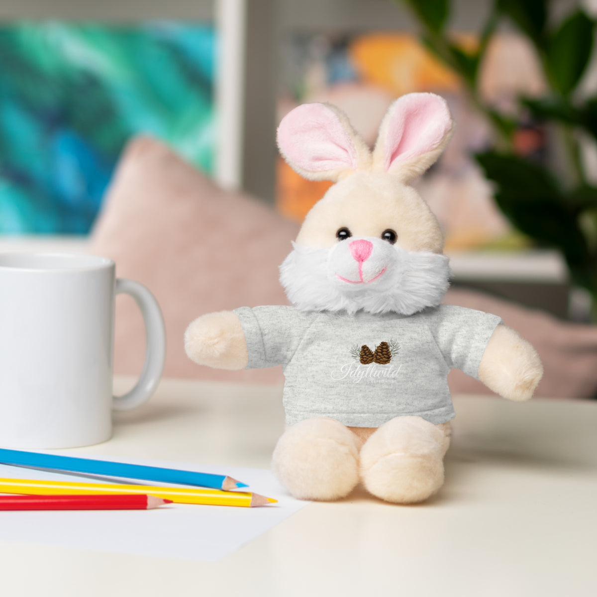 Stuffed Animals with Tee Idyllwild Cone Couple