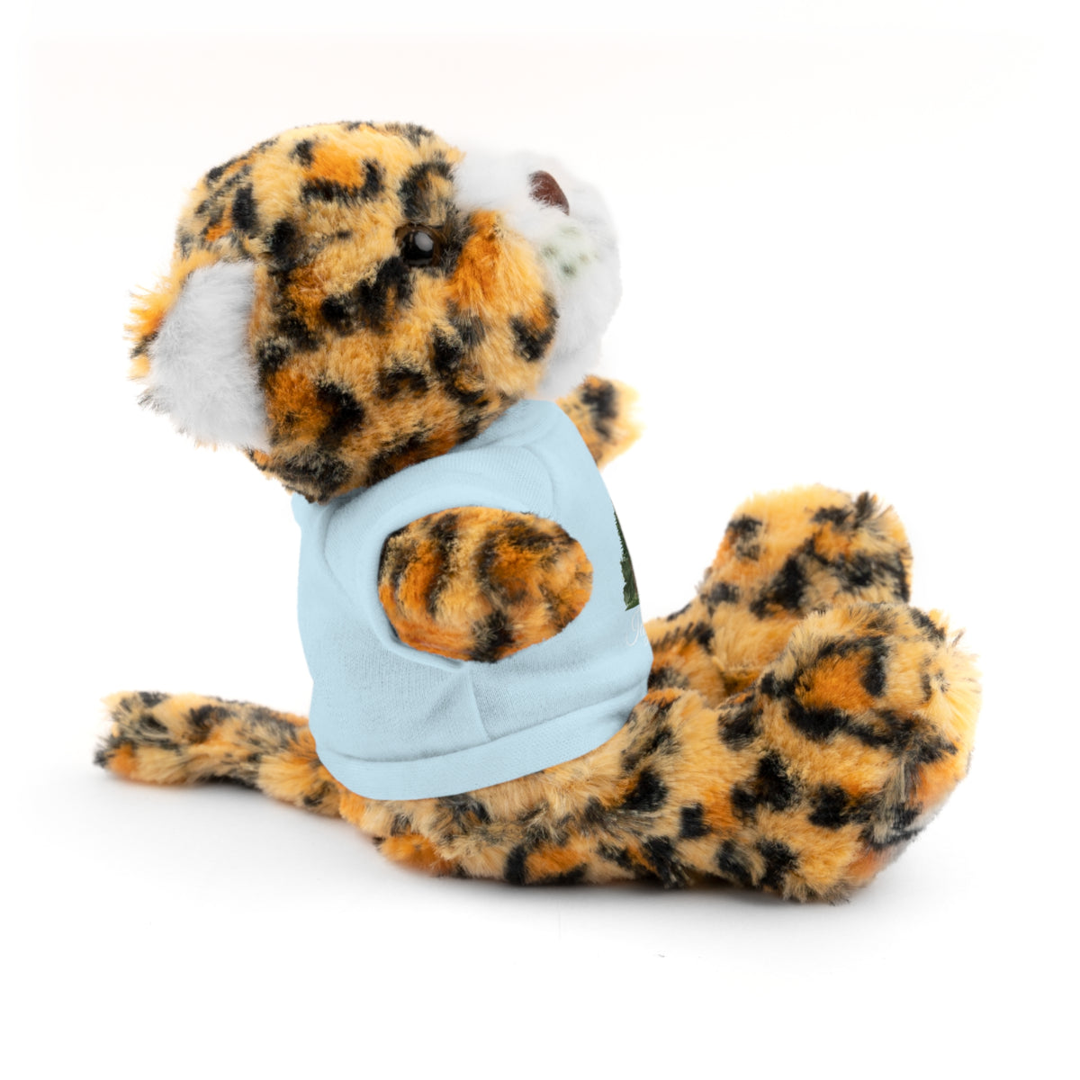 Stuffed Animals with Tee Cabin in the Woods Picture Idyllwild