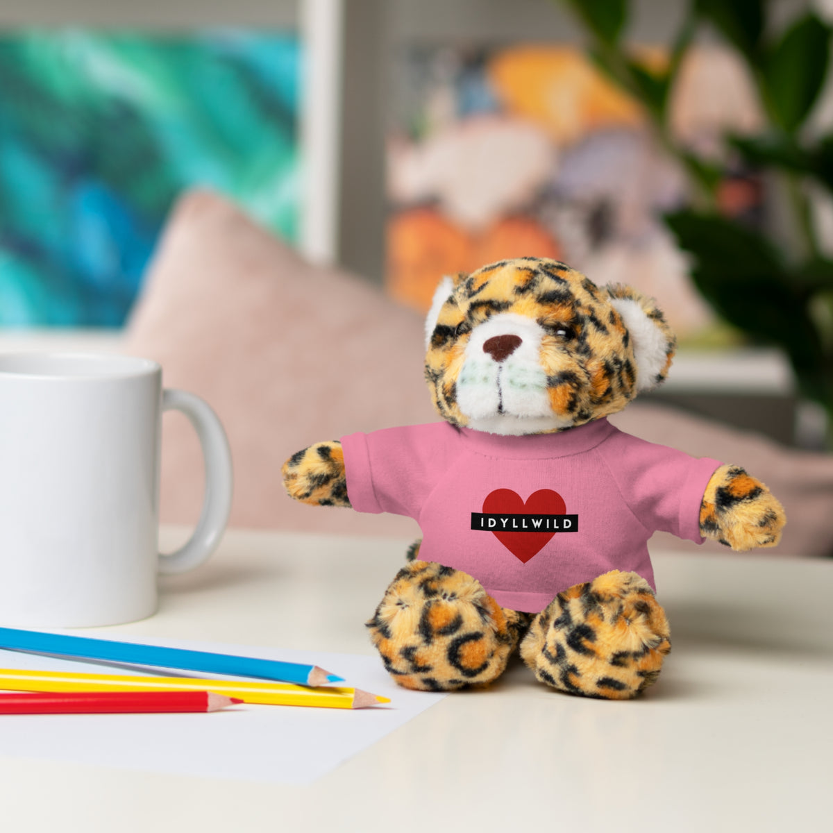 Stuffed Animals with Tee Idyllwild Heart