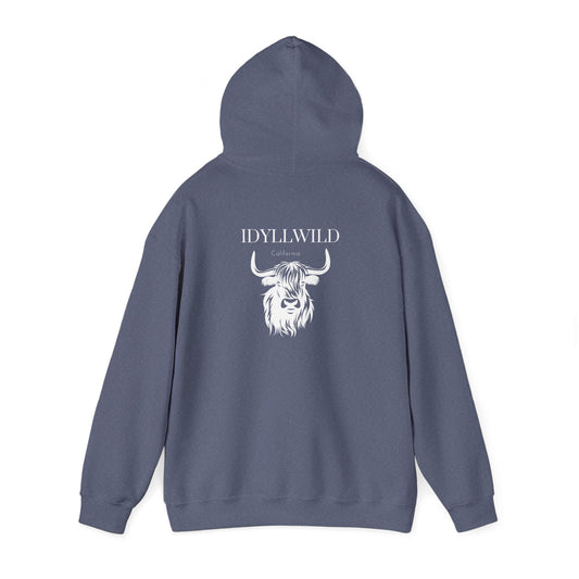 Unisex Heavy Blend™ Hooded Sweatshirt Idyllwild Cow 2