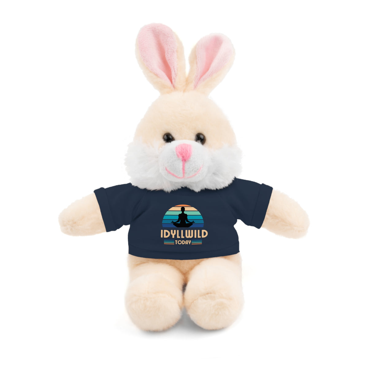 Stuffed Animals with Tee Idyllwild Yoga Day