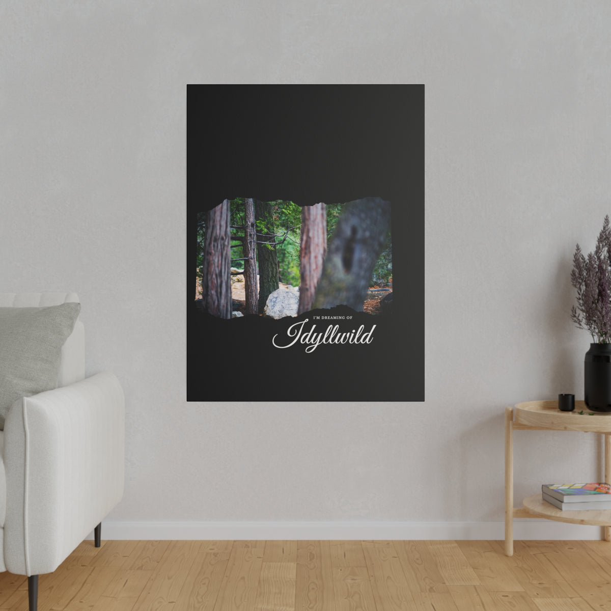 Matte Canvas, Stretched, 0.75" Dreaming of FOrest