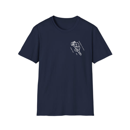 Snowboarding "Shredding the Gnar, fresh pow, bro" Softstyle T-Shirt