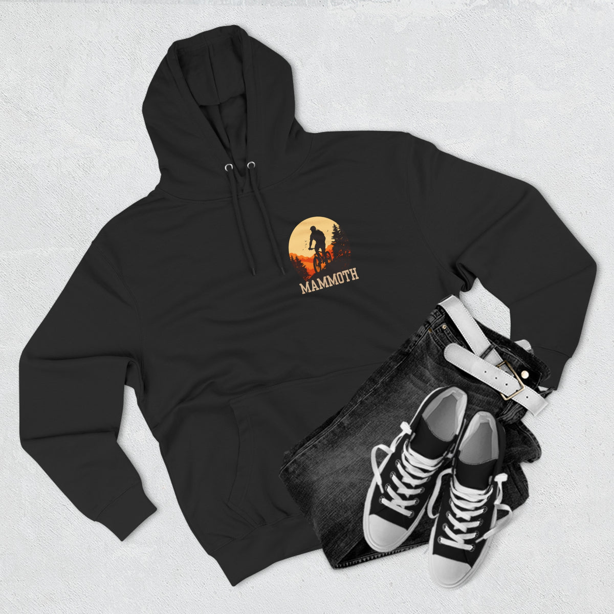 Mammoth Mountain Bike Sunset Hoodie