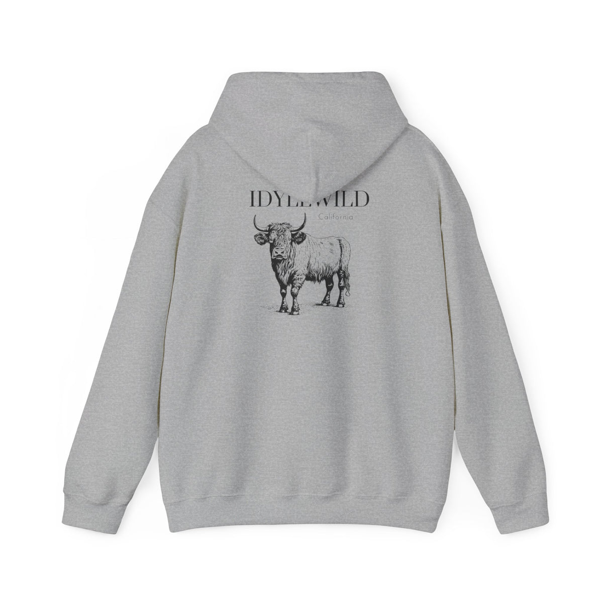 Idyllwild Highlander Cow 3 Hoodie