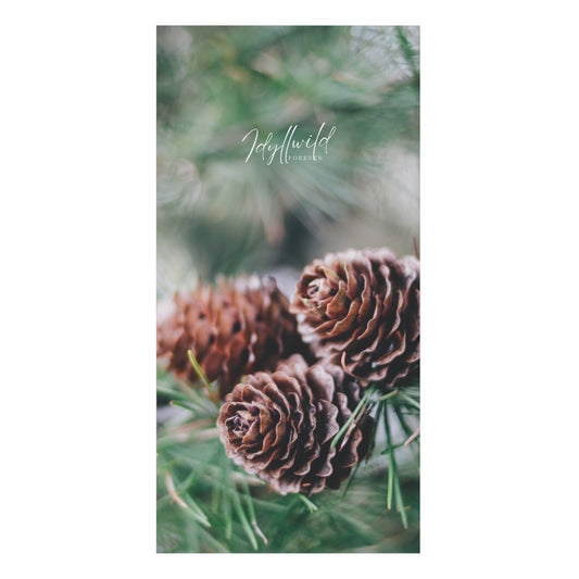 Idyllwild Pine Cone Mink-Cotton Towel