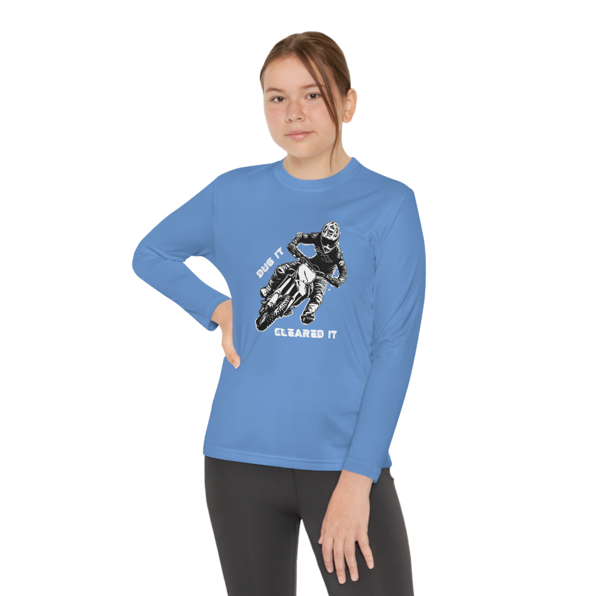 Dirt Bike Youth Long Sleeve Competitor Tee