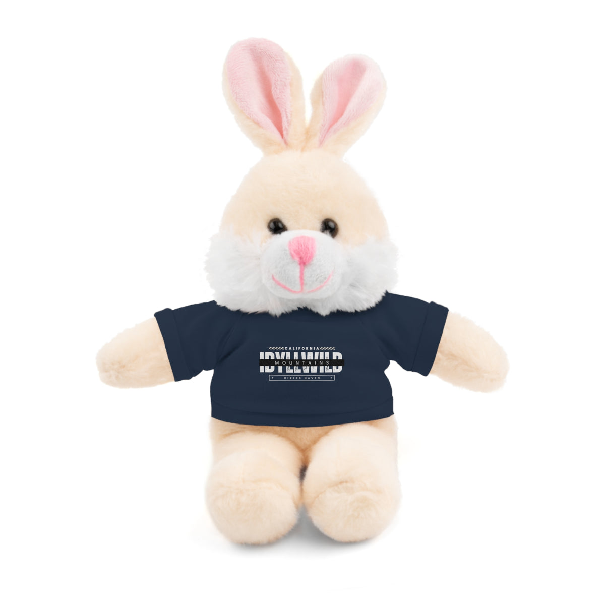 Stuffed Animals with Tee Idyllwild Hikers Haven Badge
