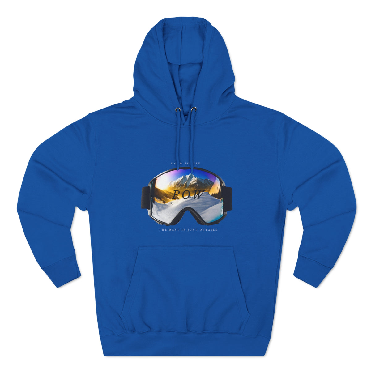 Snowboard  "POW" Hoodie