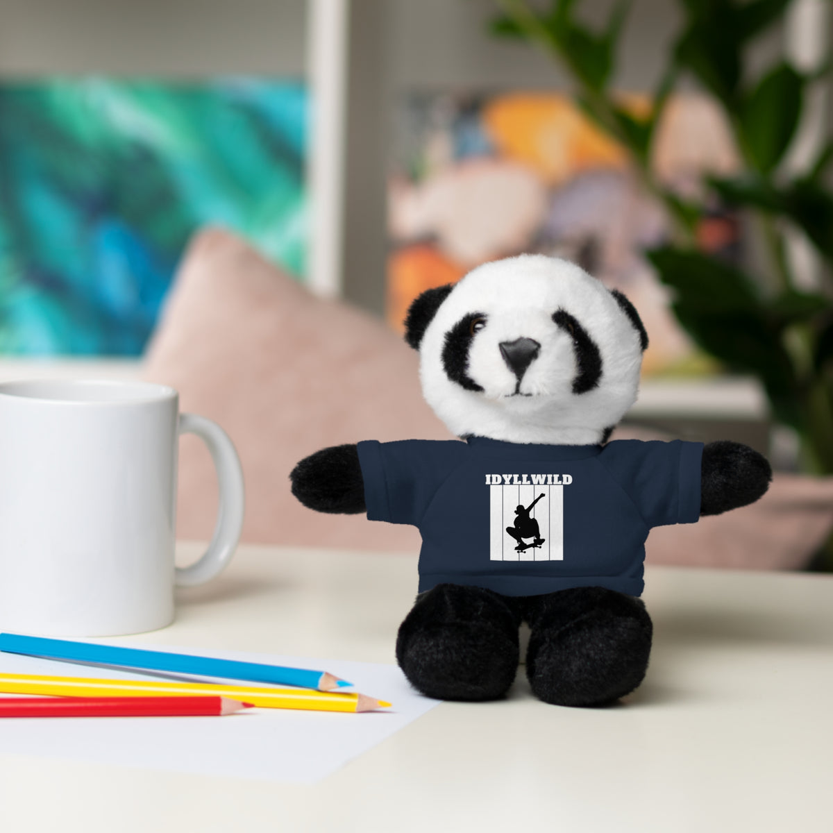 Stuffed Animals with Tee Skateboard Idyllwild