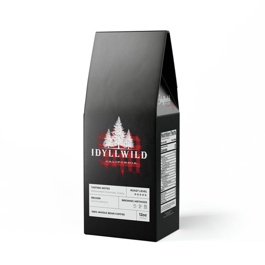 Idyllwild, Ca Bitterroot Coffee Blend (Dark French Roast) Red Buffalo White Pines