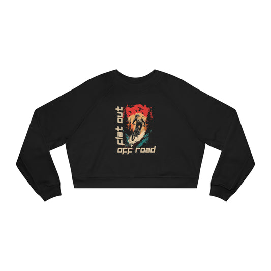 Mountain Biking Cropped Fleece Pullover