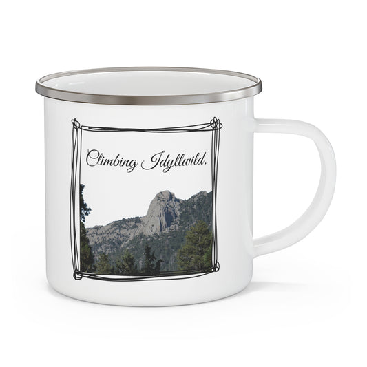Climbing Idyllwild Enamel Mug