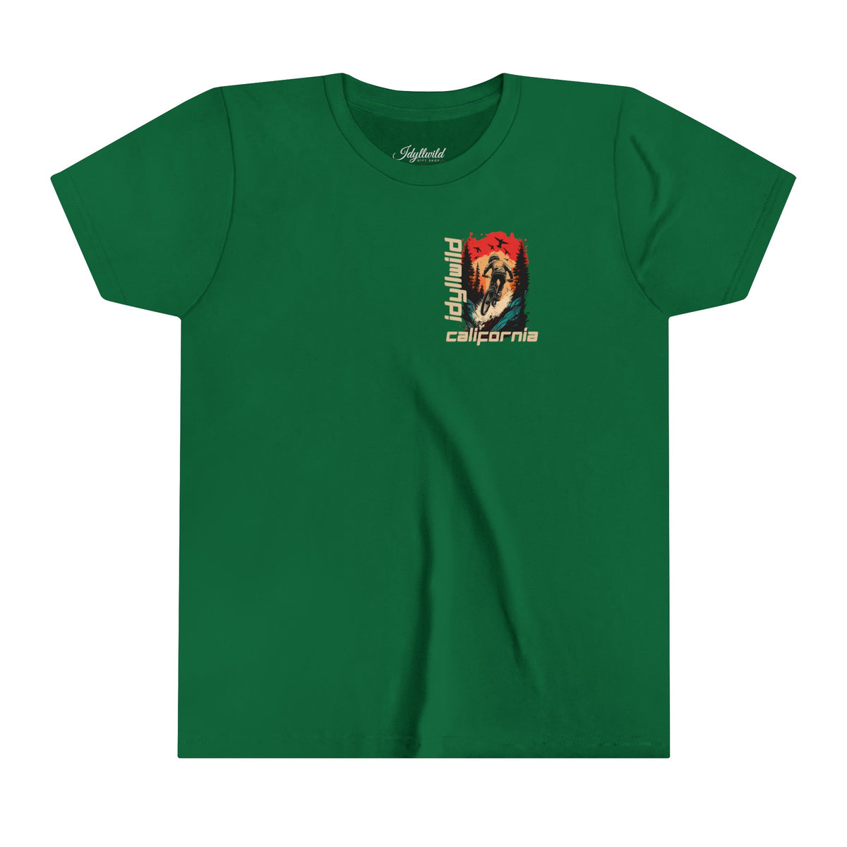 Idyllwild Mountain Biking Youth Short Sleeve Tee